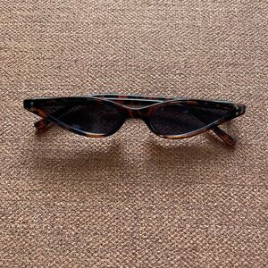 Women’s Cat Eye Brown and Black Sunglasses